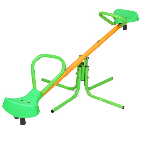 360 Degree Rotation Outdoor Kids Spinning Seesaw Sit Spin Teeter Totter Swivel