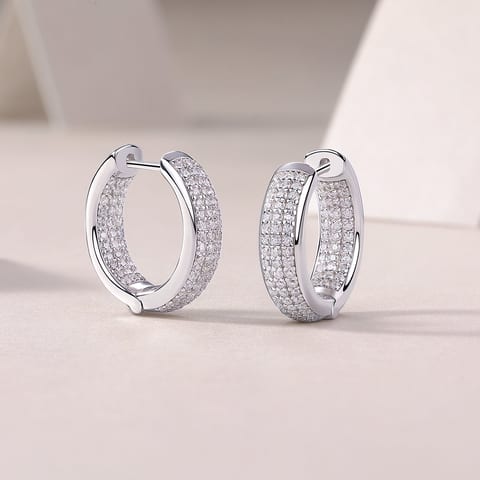 1Years - Fashionable Earrings And Stud Jewelry Set With Moissanite S925