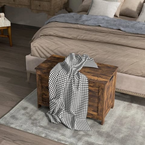 39.4 Inch Storage Trunk W 2 Safety Hinges