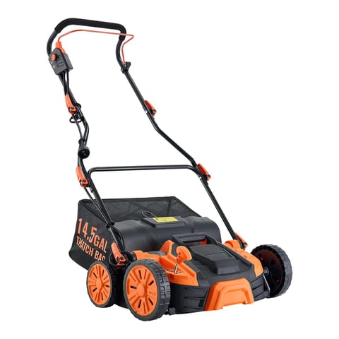 2-in-1 Electric Dethatcher And Scarifier, 16-Inch 15 Amp, Corded Lawn
