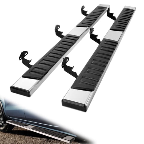 Running Boards, 6in Step Bars Compatible With 2015-2023 Ford F150-Crew