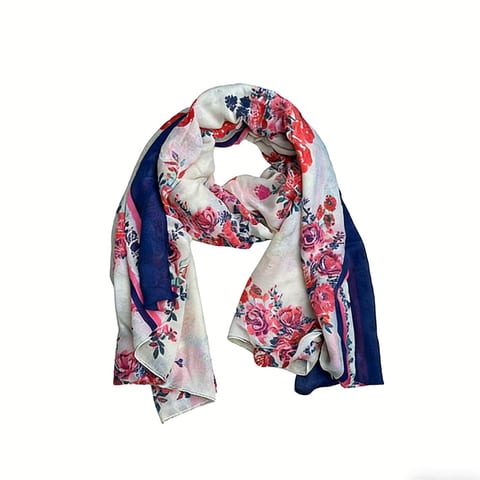2pcs Extra Long Chic Floral Lightweight And Stylish Wrap Scarf ,Luxe Look For