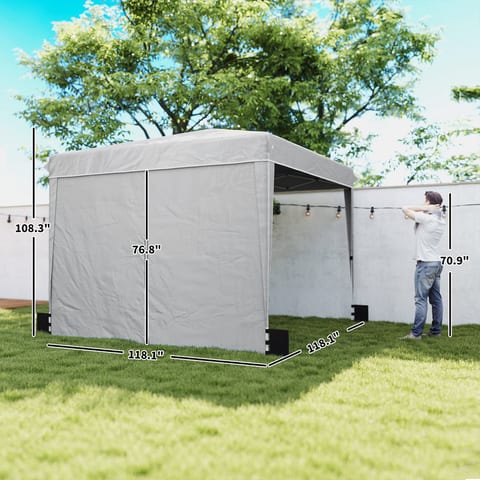 Up Canopy Tent With Sidewalls