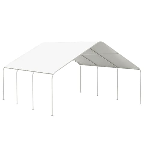 Carport, Portable Garage And Patio Canopy Tent, Anti-UV Cover For Car, Truck
