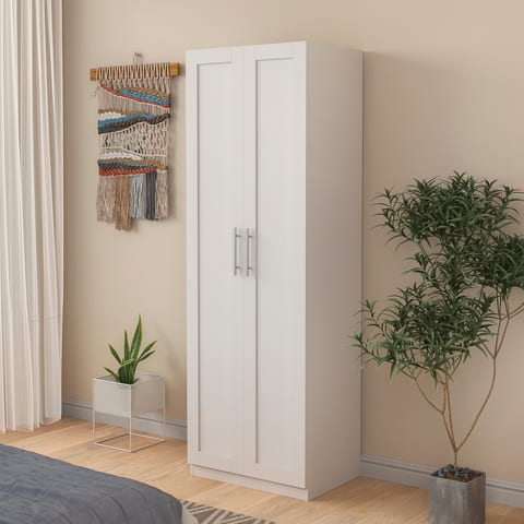 High Wardrobe And Kitchen Cabinet With 2 Doors And 3 Partitions To Separate 4