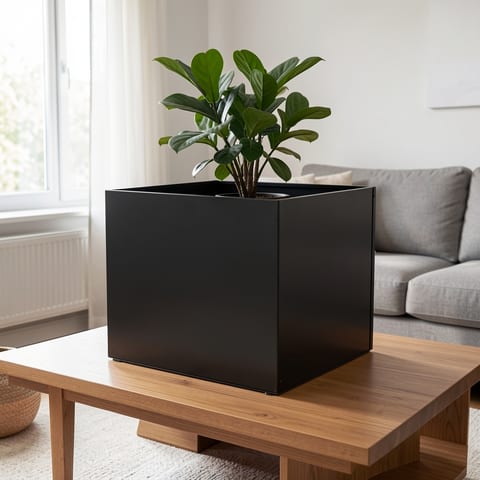 Metal Flower Planter Large Garden Pots Flower Planter