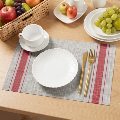 HuanGang Factory Strip Placemat Kitchen Necessary Heat Resistant Custom Plastic