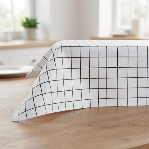 PEVA Square Disposable Oilproof Waterproof Dining Cloth with Plant Pattern for
