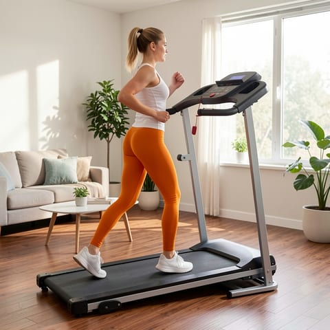 US Local Spot Supply Metal Frame Treadmills Electric Comfortable Use Mini