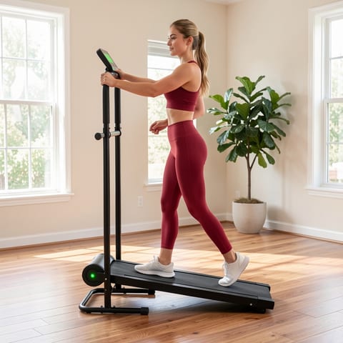 Cheapest Good Quality Portable Foldable Walking Pad LCD Display Home Fitness