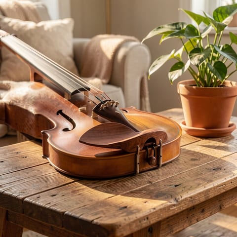 A violin bow with pure horse hair