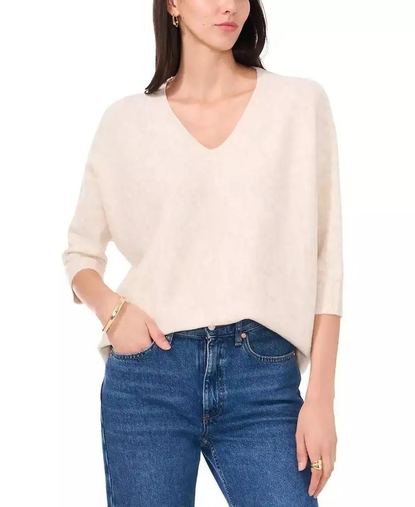 Women's V-Neck Dolman-Sleeve Sweater Vince Camuto, product photo