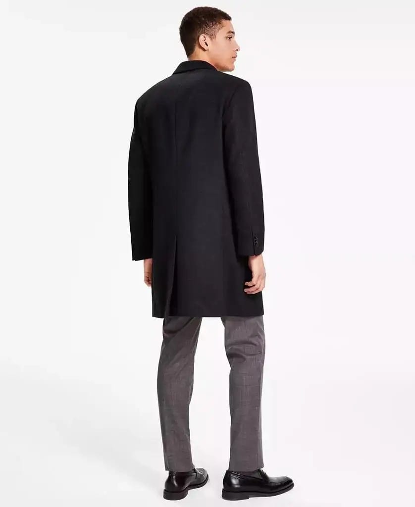 Men's Classic-Fit Solid Overcoats KCR, product photo
