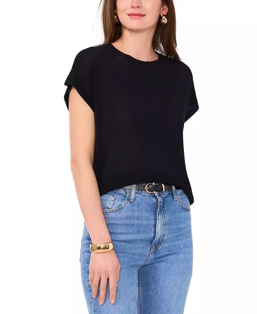 Women's Drop-Shoulder Short-Sleeve Sweater Vince Camuto, product photo