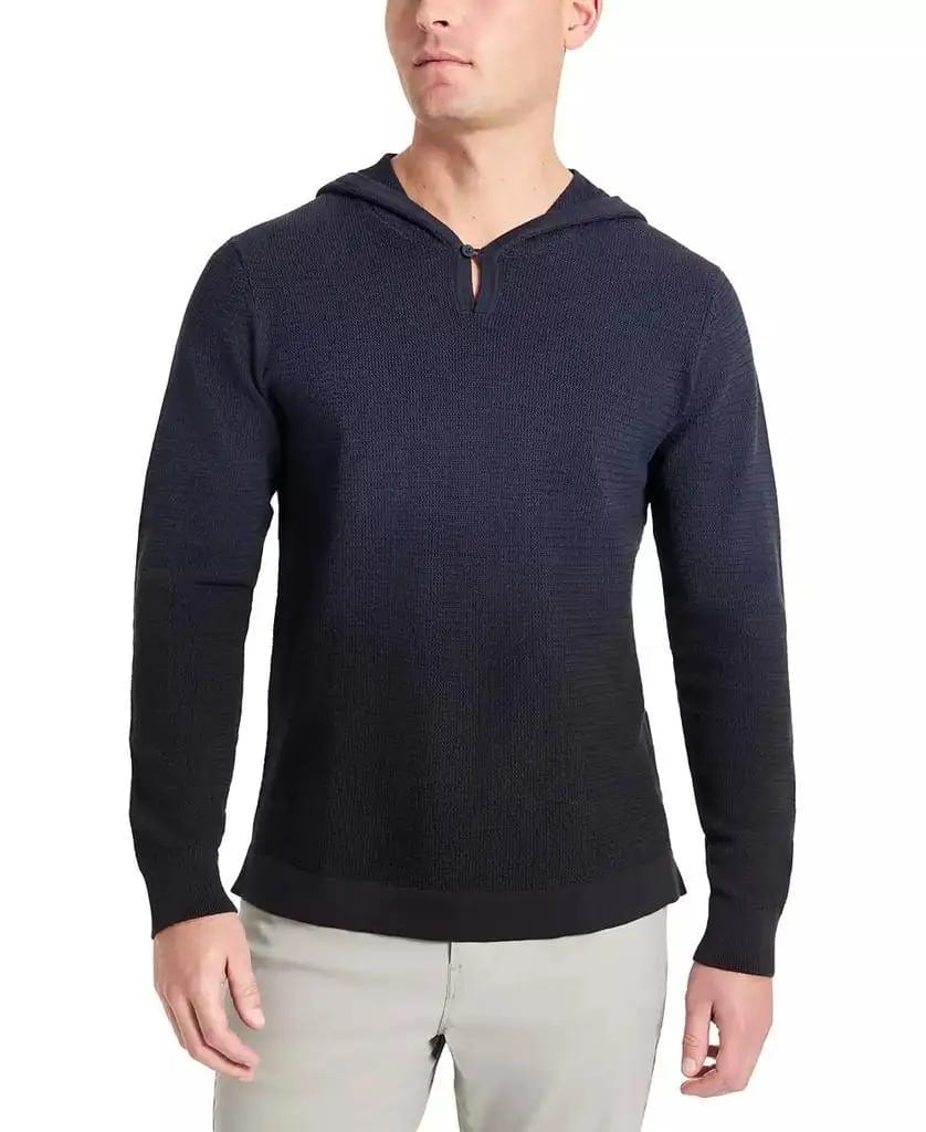 Men's 4-Way Stretch Die-Dyed Hooded Sweater Kenneth Cole Model OUT-4332332, product photo