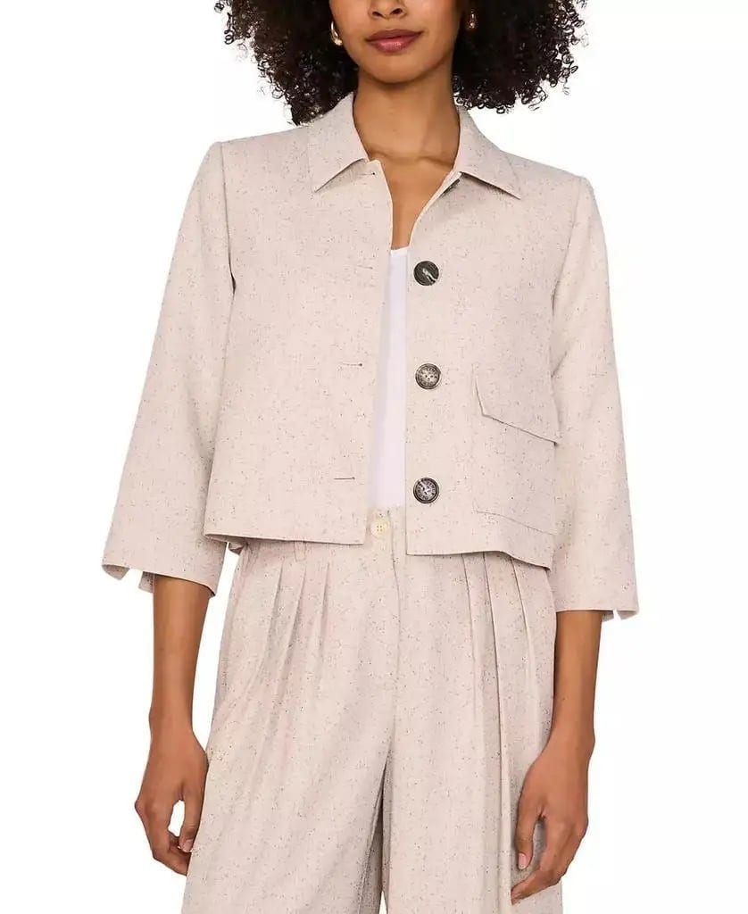 Women's Button-Front 3/4-Sleeve Jacket Vince Camuto, product photo