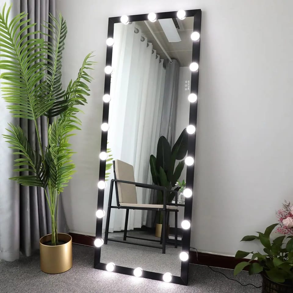 Hollywood Full Length LED Mirror 63x24inch Touch Control 3 Color Modes Full, product photo