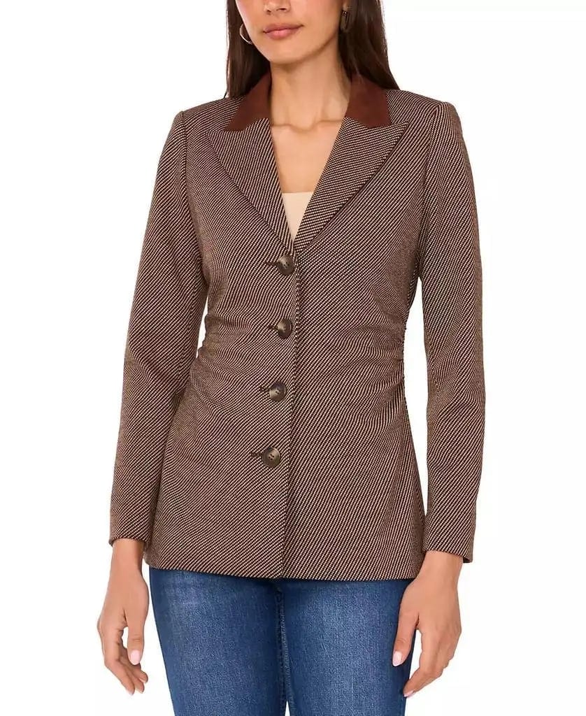 Women's Long Sleeve Button-Down Jacket Vince Camuto, product photo