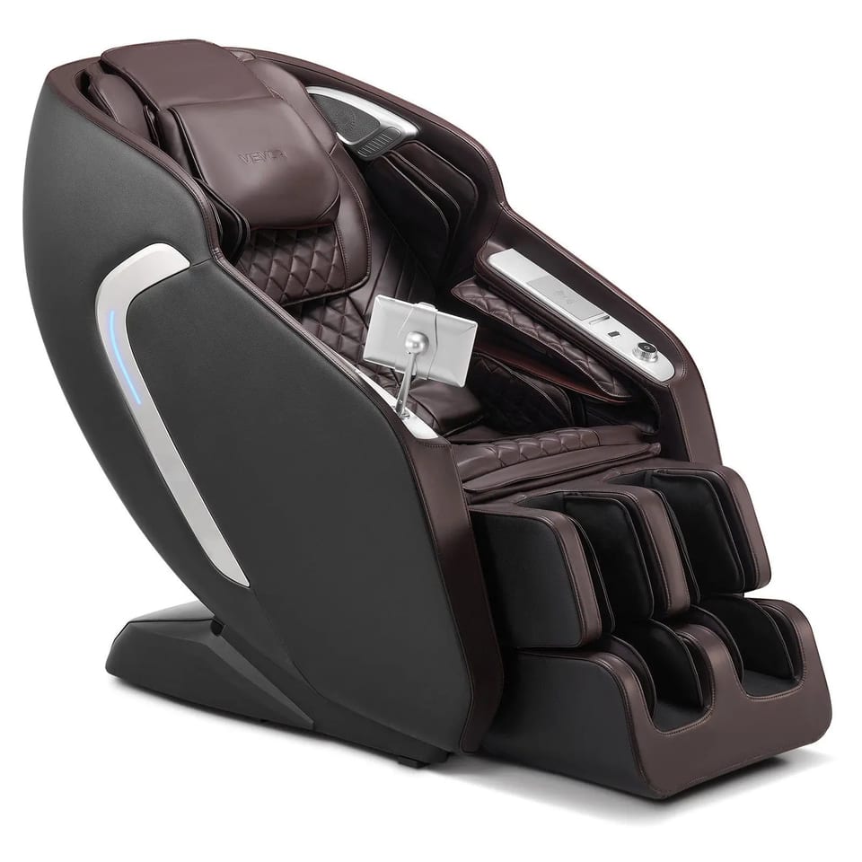 4D Full Body Zero Gravity Recliner SL Track Massage Chair Yoga Stretch AI Voice, product photo
