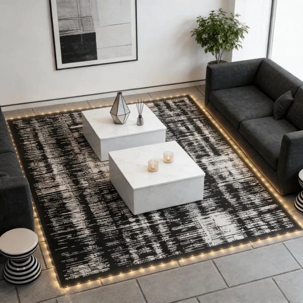 Reversible Outdoor Carpet Premium Quality Indoor/Outdoor Area Rug for Home and, product photo