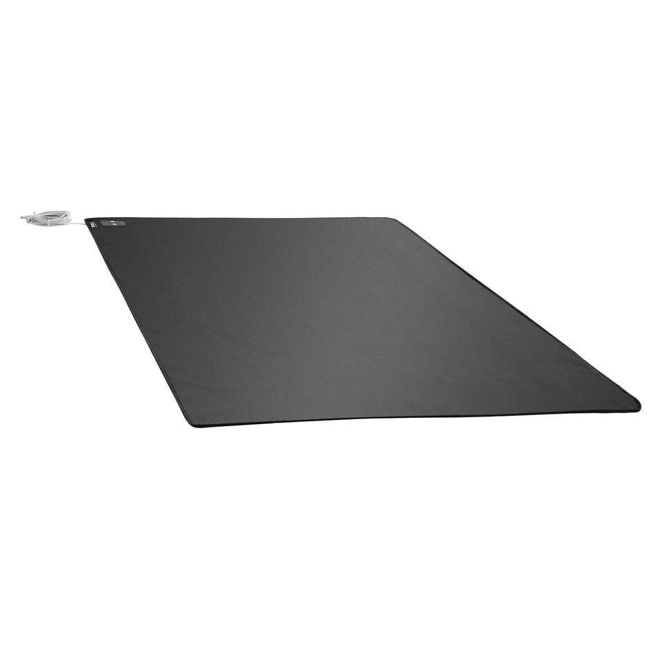 "27 X 60 in Anti-Slip PU Leather for Earthing Mat with 15ft Grounding Cord for, product photo