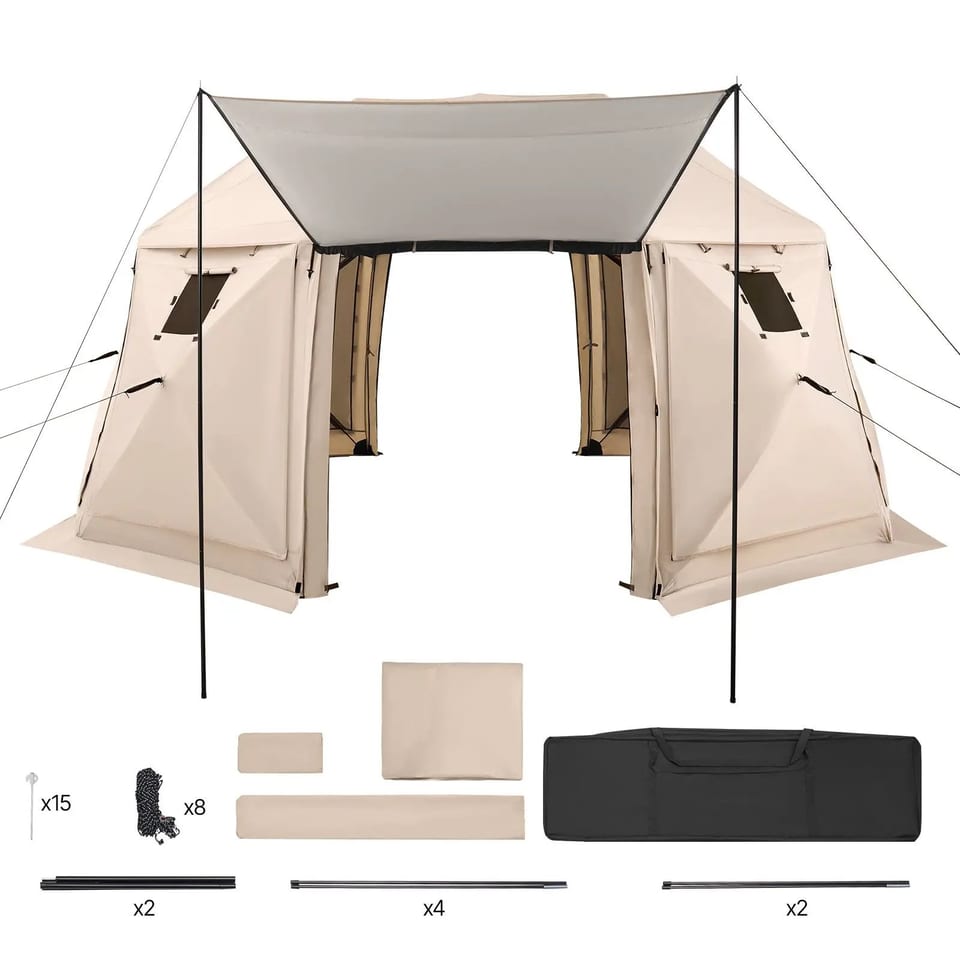 "15x15ft Spherical Pop up Gazebo Tent with Removable Top & Carry Bag for, product photo