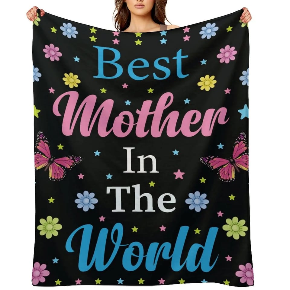 280g 100% Polyester Modern Soft Personalized Cozy Throw Blanket Gift Four, product photo