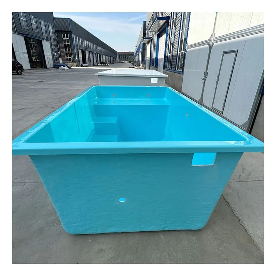 Ships in 3 Days Fiberglass Frp Outdoor Small 4.3m 14ft Family Water Fun Swim, product photo