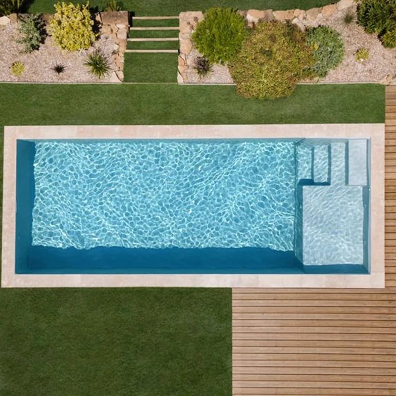 Ships in 3 Days Fiberglass Frp Outdoor Small 4.3m 14ft Family Water Fun Swim, product photo