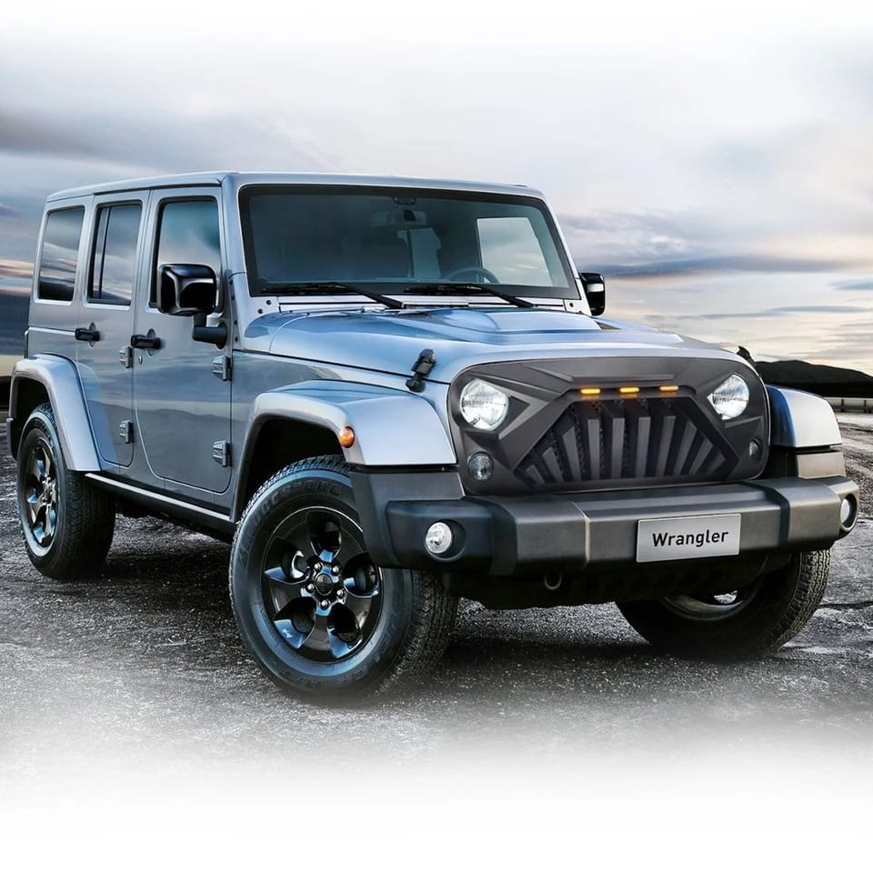 Goliath Grille for jeep wrangler Jk Bumper 2007-2018 Factory Price US Warehouse, product photo