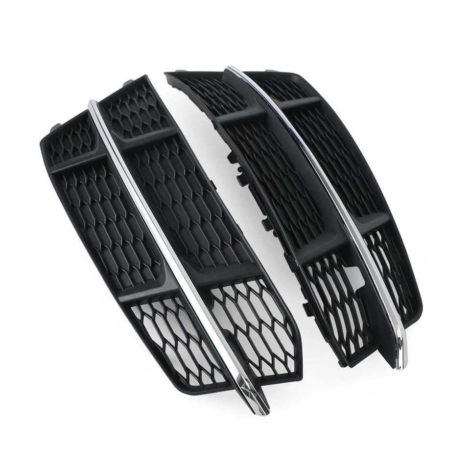Front Bumper Lower Grille Grill for Audi A6 (C7) S-LINE 2014-2018, product photo