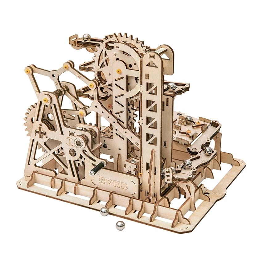 Robotime Rokr Assemble Toys Marble Run Wood Gifts LG504 Marble Climber 3D, product photo