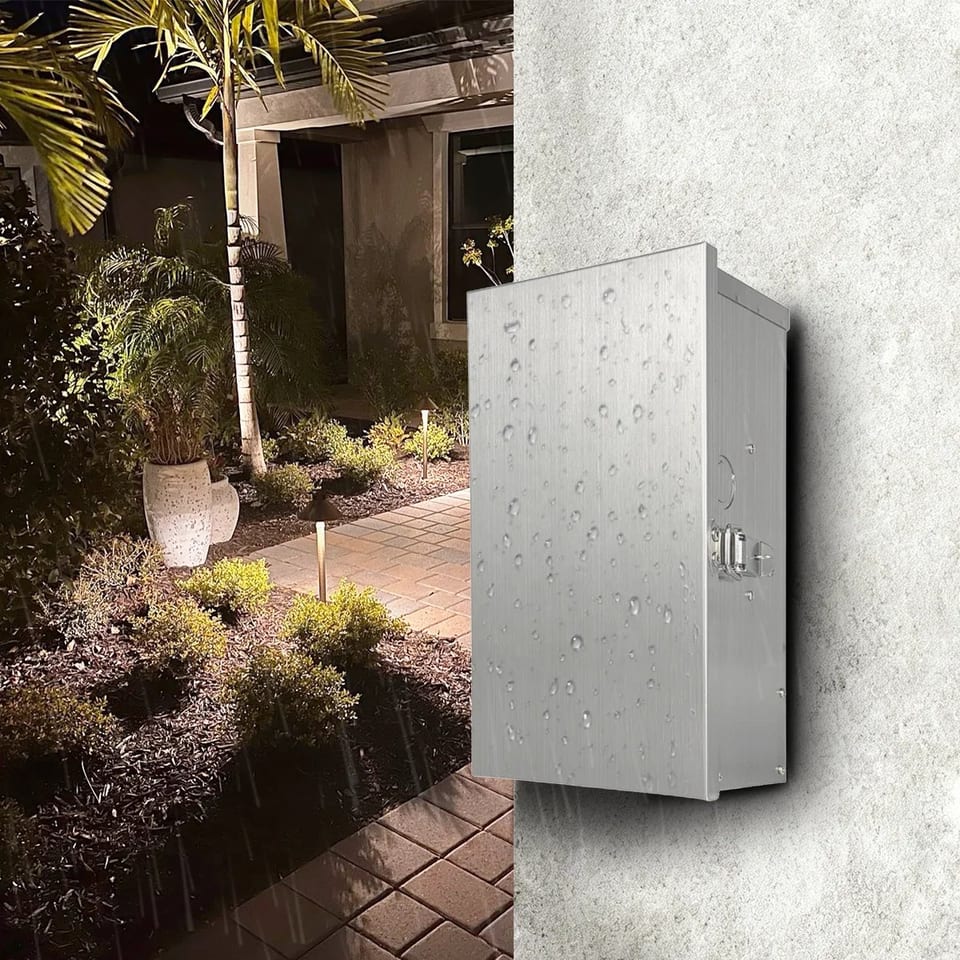 USA Warehouse Outdoor Transformer for Landscape Lighting Durable 150 Watt, product photo
