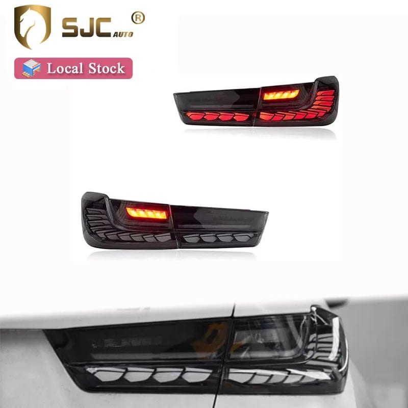 SJC Rear Lights for BMW 3 Series G20/G28/G80 2018-2022 Clear LED Taillight, product photo