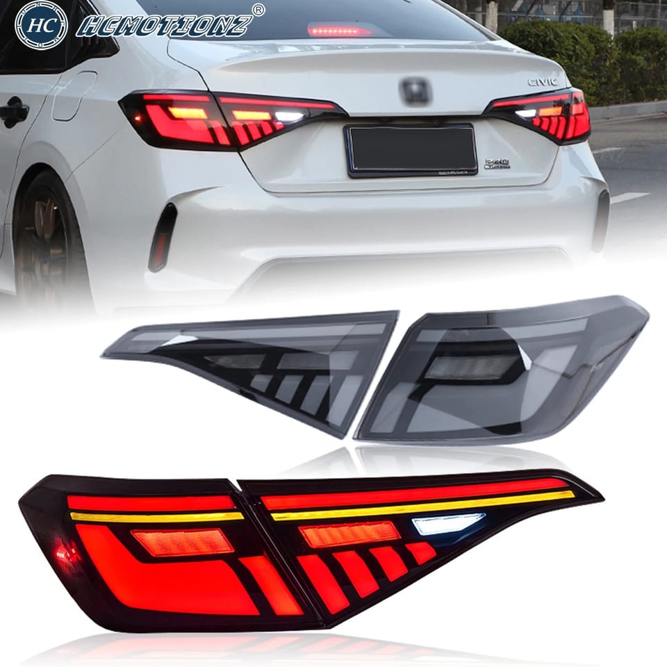 HCMOTIONZ Tail Lamps for Honda for Civic 2022-2025 11th Gen Start-Up Animation, product photo