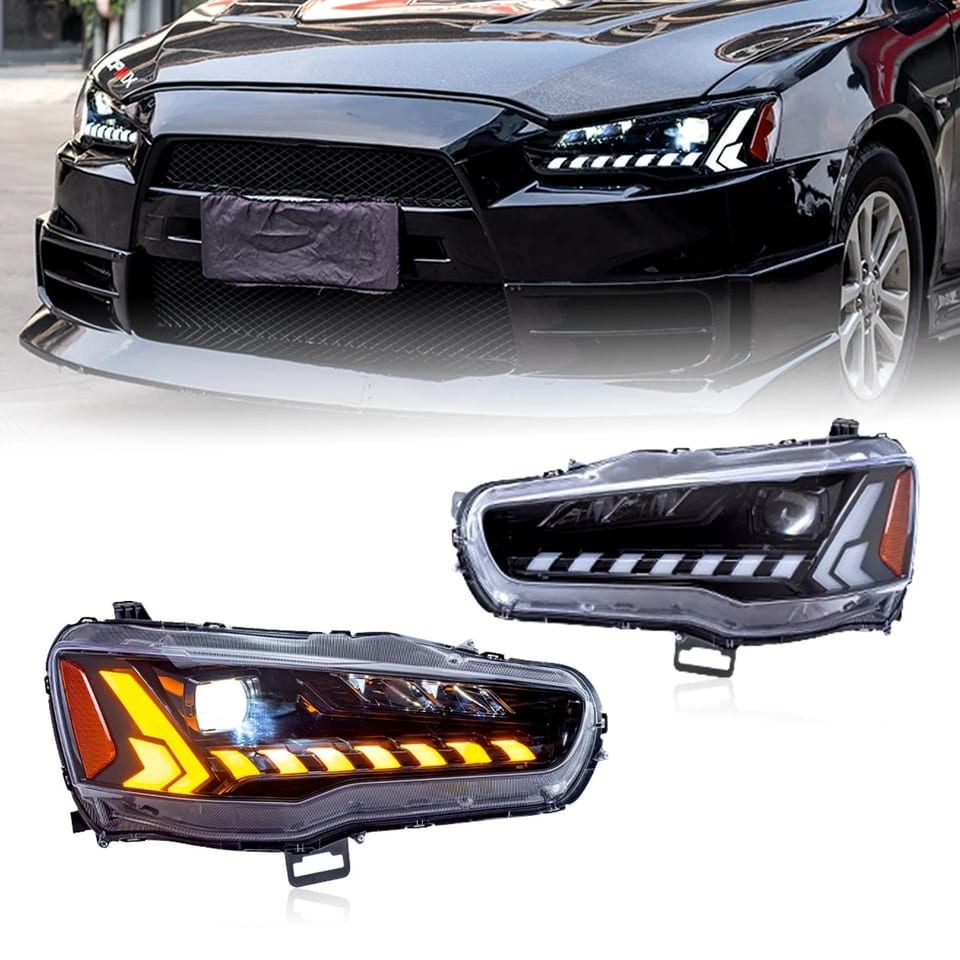 HCMOTIONZ DRL Start up Animation Sequential Head Light Lancer Ex Evo CF/CJ, product photo