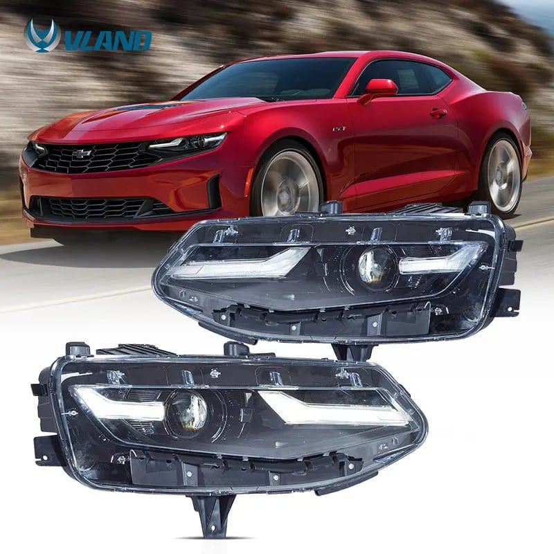 VLAND Full LED Headlights for Chevrolet Camaro 2019-up 1LS/1LT/2LT/3LT/LT1, product photo