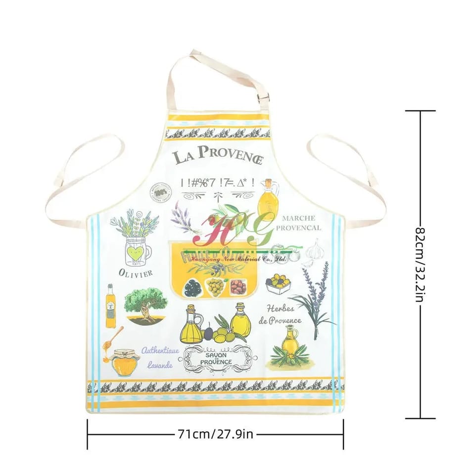 Pvc Beautiful Must-have Home Apron Kitchen Dining Waterproof Best Choice for, product photo