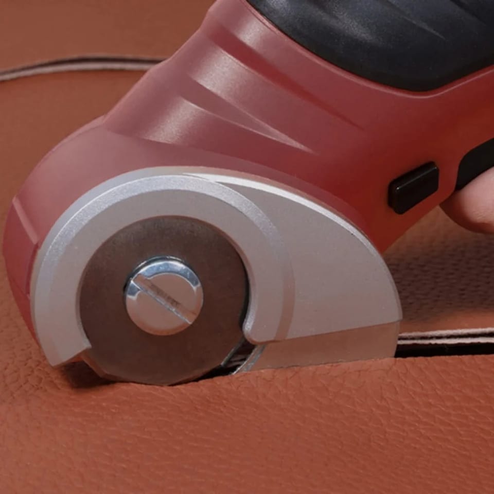 4.2V Electric Fabric Scissors Clothing Leather Scissors 2000mA Electric, product photo