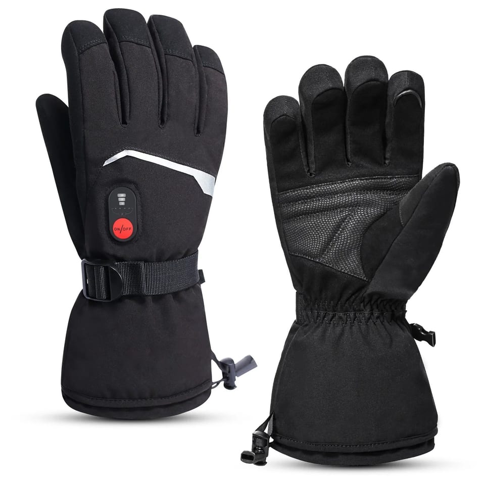 SAVIOR Electric Winter Gloves 7.4V Rechargeable Battery Heated Gloves Snowboard, product photo