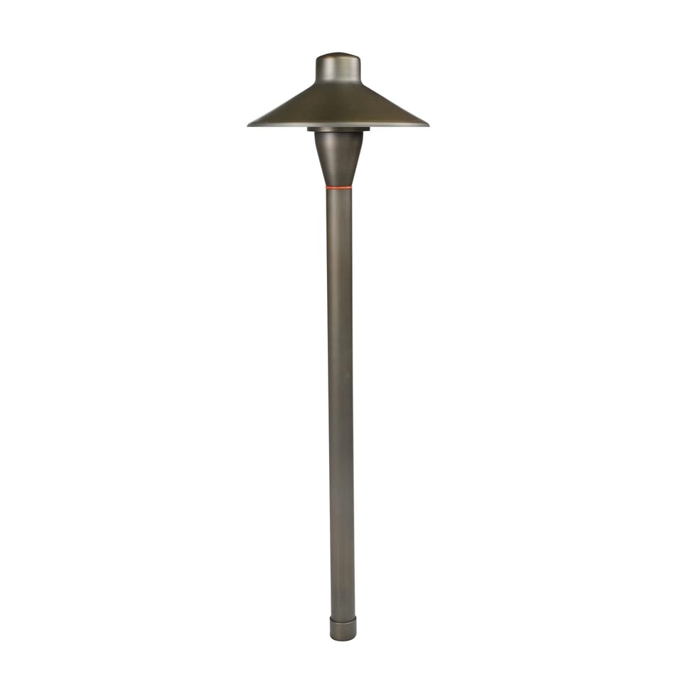 USA Warehouse LT2402 Die-Cast Brass Low Voltage 12V AC/DC Landscape Lighting, product photo