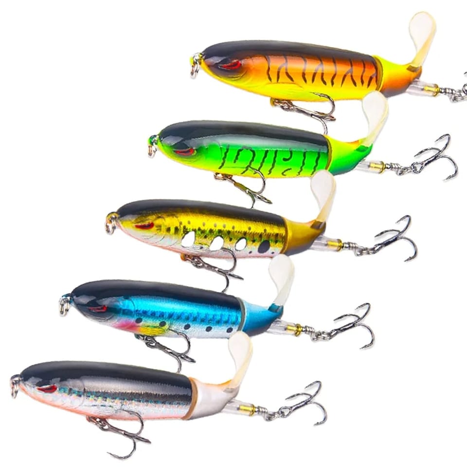 5pcs/set 13g 10cm Top Water Pencil Fishing Lure Hard Bait With Floating, product photo