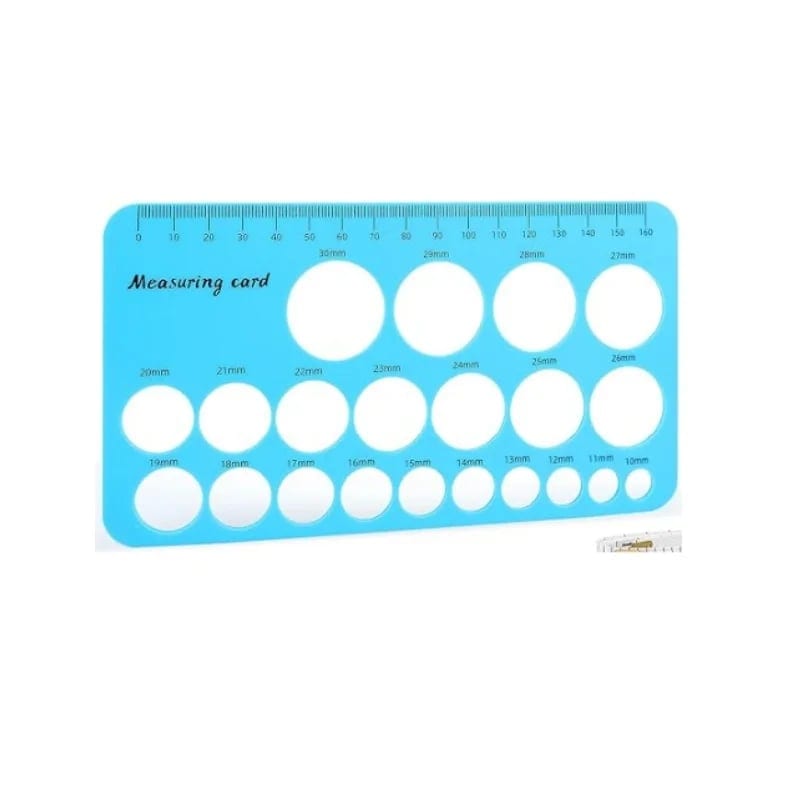 YOUHA Factory Silicone Nipple Ruler for Breast Pump Flange Sizing Soft, product photo
