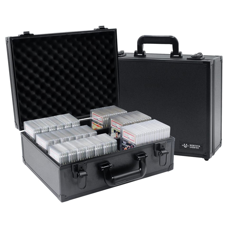 Customizable Graded Sports Card Storage Box Trading Card Collector Storage Case, product photo