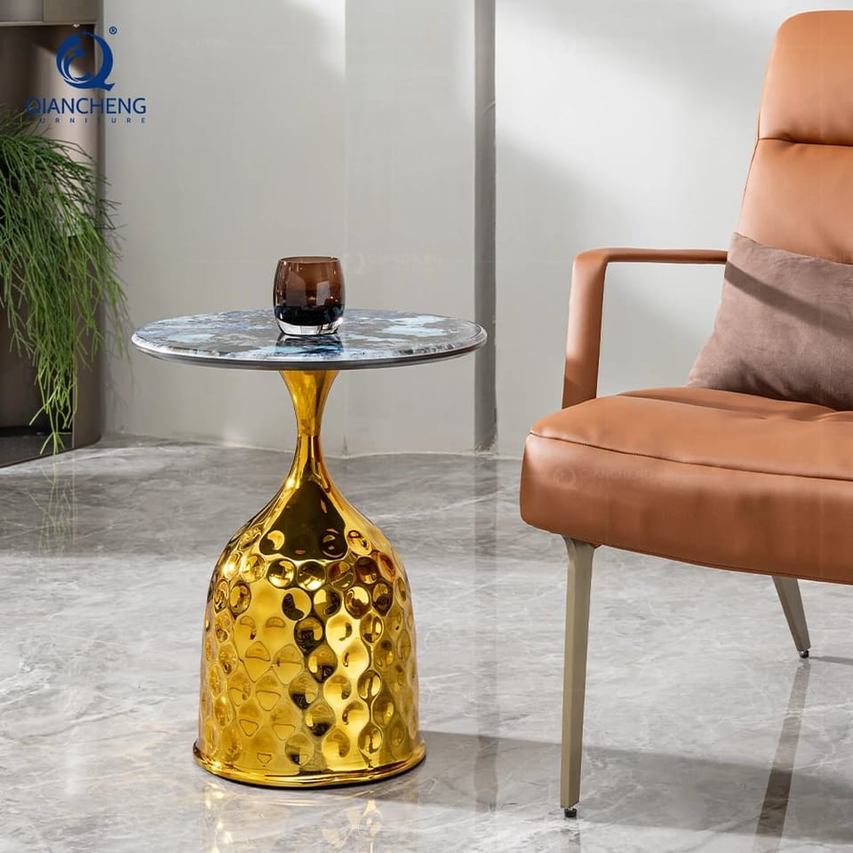 Factory Customization Metal Luxury Side Table for Living Room Corner Table for, product photo