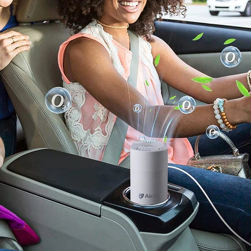 Airdog Good Air in Car Wireless Air Purifier Foldable with Reusable Filter, product photo
