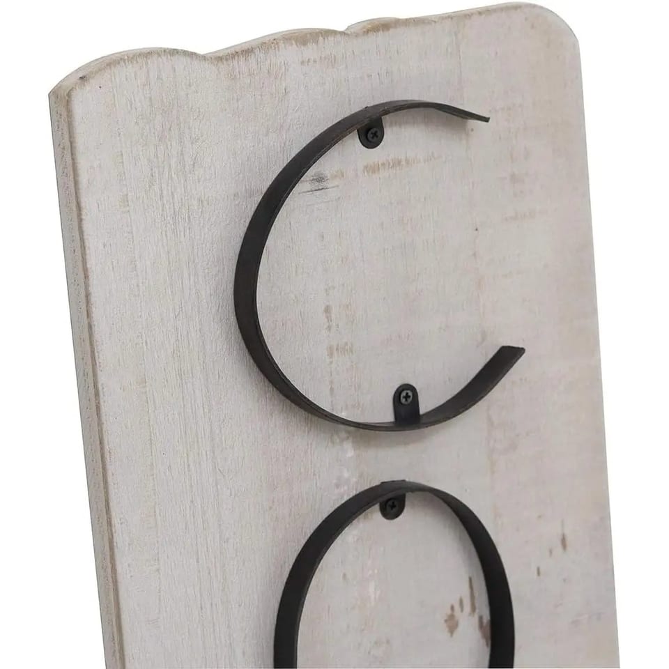 3D Metal and Wood Coffee Sign, Vintage Farmhouse Wall Hainging Decor for, product photo