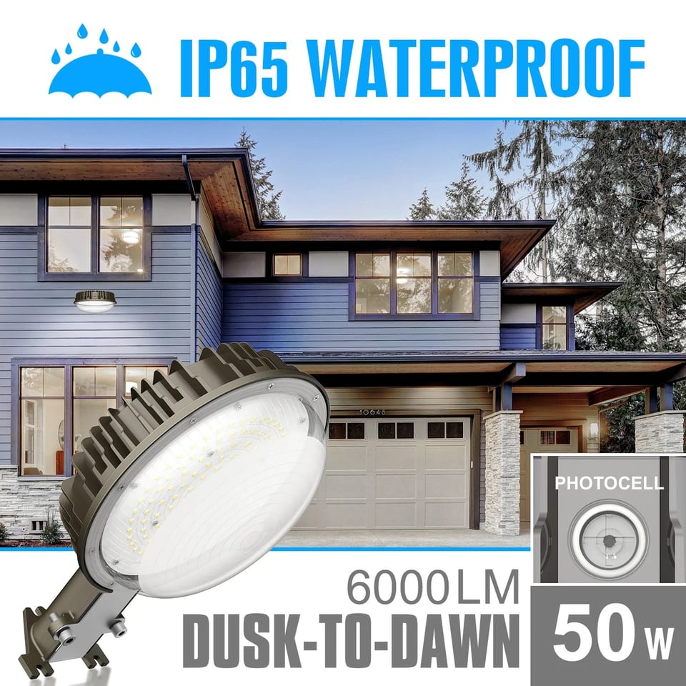 LED Barn Light Outdoor Wall Lamp Dusk to Dawn Sensor LED Barn Light Available, product photo