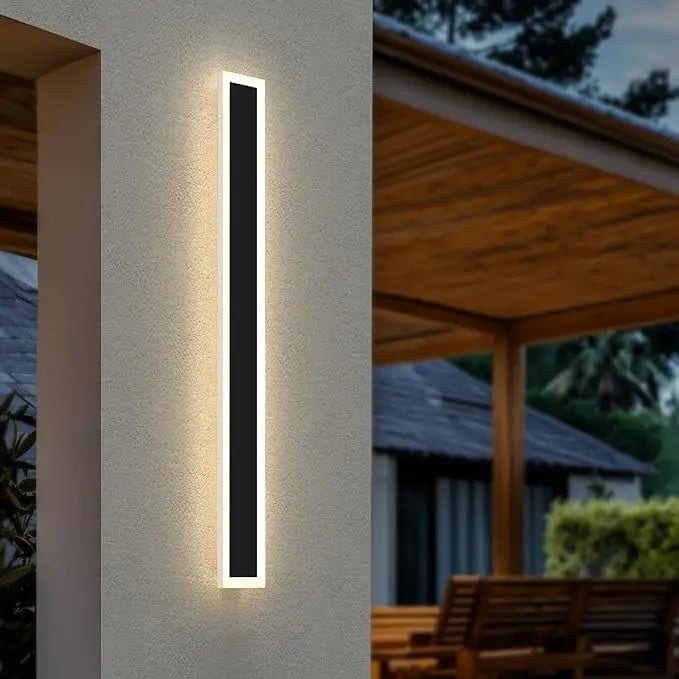 Outdoor Wall Lights Modern Outside Linear Wall Light Dimmable LED Outdoor, product photo