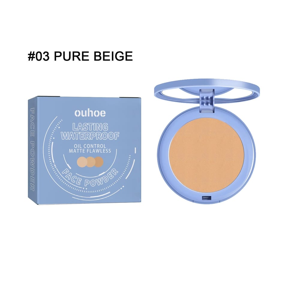 OUHOE Immaculate Lasting Makeup Setting Powder Natural Light Breathable Not, product photo